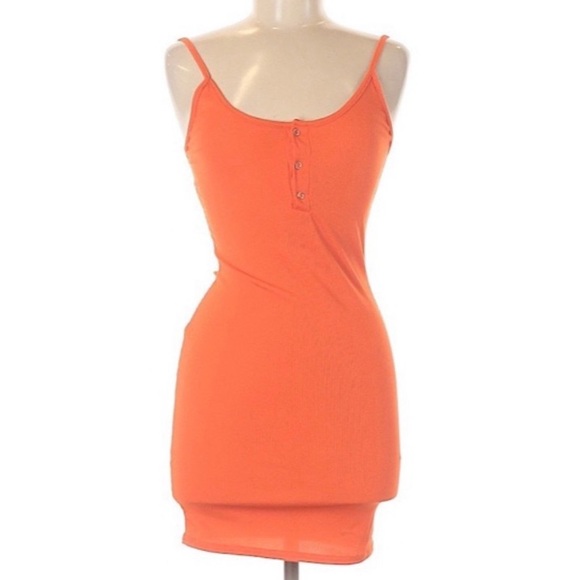 PrettyLittleThing Dresses & Skirts - NWT Pretty Little Thing Neon 🍊 Dress